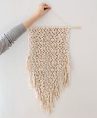 Macramé tapestry