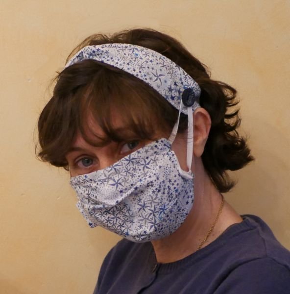 Protective mask and hairband tutorial