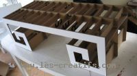 make the cardboard furniture frame