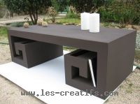 cardboard coffee table