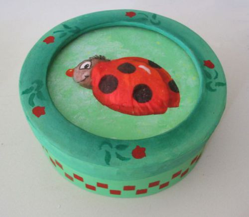 Ladybug treasure box