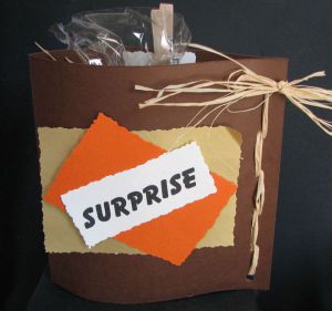 Surprise cardboard box