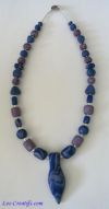 Fimo clay beads necklace