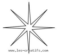 8-pointed Christmas star