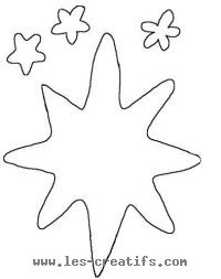 rounded star shapes