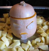 ready-to-bake Halloween squash