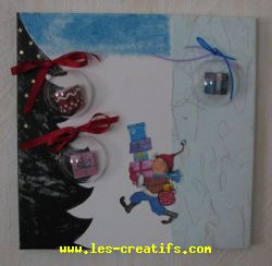 Christmas Scrapbook Canvas