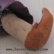 making legs from aluminium and polymer clay
