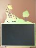 Chalkboard Giraffe 'Au bonheur des grands et petits' (To the delight of young and old)