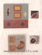 Set of paintings Petite musique d'automne