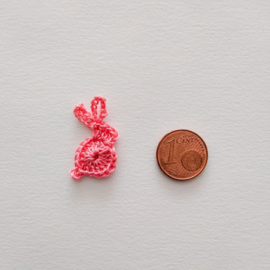 Candy Pink Rabbit Appliqué