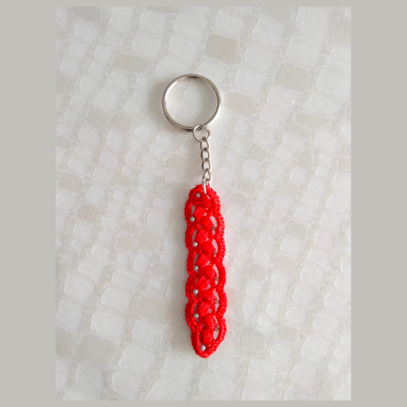 Red Lanyard Key Chain