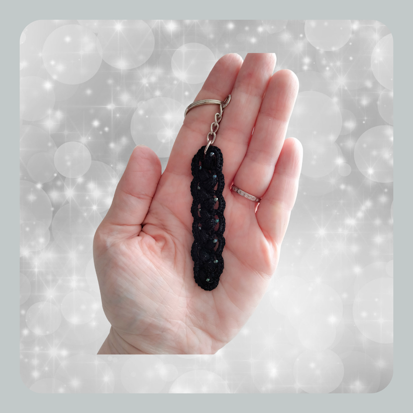 Black Lanyard Key Chain