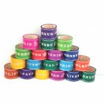 Customizable napkin ring with first name