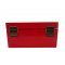 Wooden box inclined and its glass lid. Model : red dragon