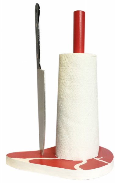 "Entrec&ocirc;te saignante" porte essuie-tout 