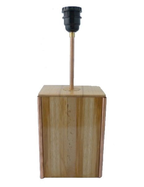 Table Lamp 63 Cm, Noble Wood : Chestnut, Oak, Walnut