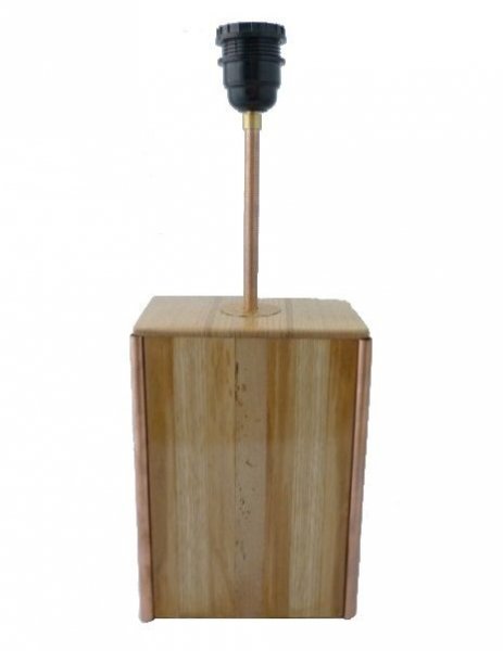 Table Lamp 63 Cm, Noble Wood : Chestnut, Oak, Walnut