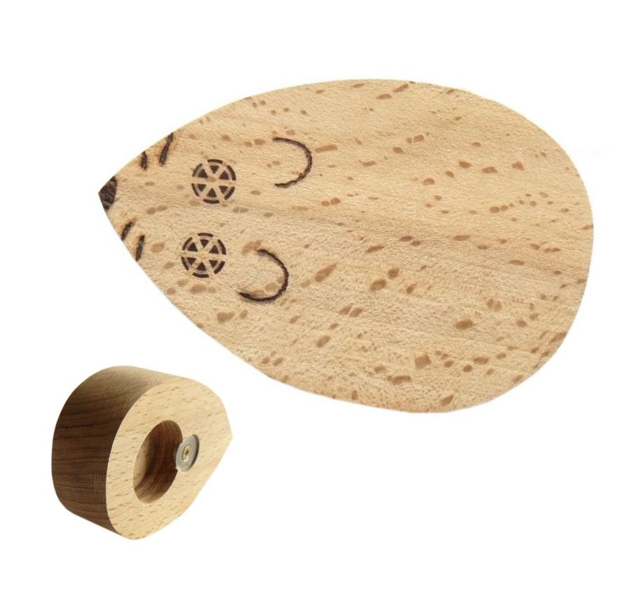 Bottle opener / bottle opener in beech wood model : mouse