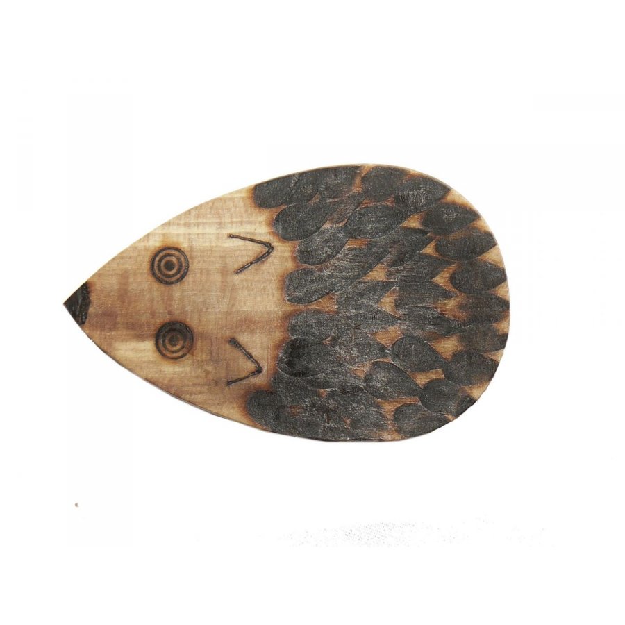 Bottle opener / bottle opener in beech wood model : hedgehog