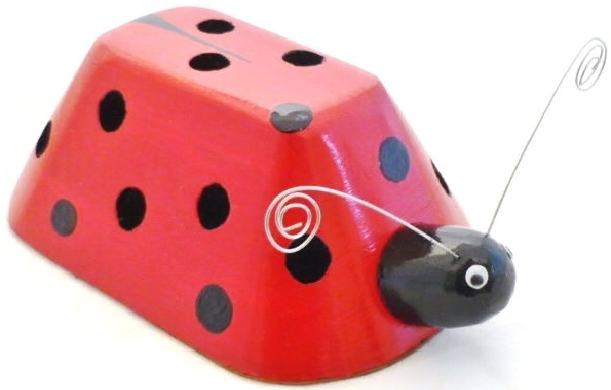 Coat rack and pencil pot Ladybug and leaf