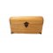 Very Nice Arched Chestnut Wooden Chest From Pyrenees 