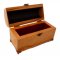 Very Nice Curved Beechwood Chest Aged Look