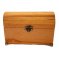 Very Nice Curved Beechwood Chest Aged Look