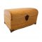 Very Nice Arched Chestnut Wooden Chest From Pyrenees 