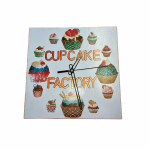 Wooden clock carrer model 'cup-cake 