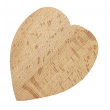 Bottle opener / bottle opener in beech wood model : heart