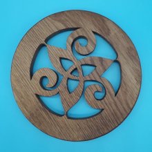 Plate coaster Celtic symbols