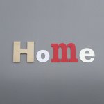 Decorative wall letter Home