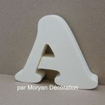 Polystyrene letter COOPER BLACK