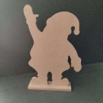 Wooden support to decorate FATHER CHRISTMAS