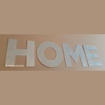 Zinc decorative letter HOME 10 cm