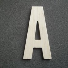 Wooden letter model ALTERNATE GOTHIC