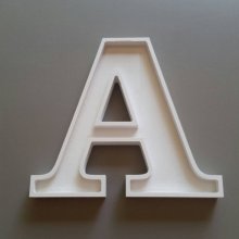 White PVC hollow letter CLARENDON