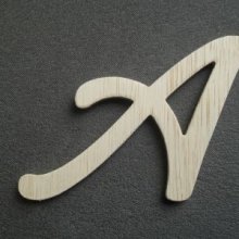 Wooden letter model COOL