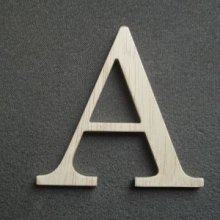 Wooden letter model LOFT