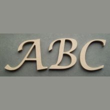 Wooden letter model LUCIDA CALLIGRAPHY