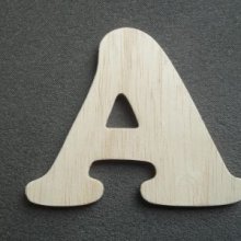 Wooden letter model ZEN