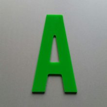 Letter in PLEXIGLAS color 