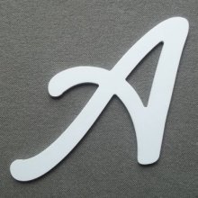 Plastic letter PVC LOMBRIZ