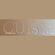 Decorative zinc letters KITCHEN 18 cm