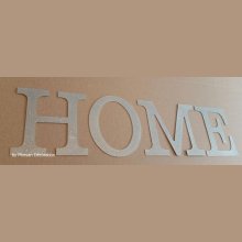 Zinc decorative letter HOME 20 cm