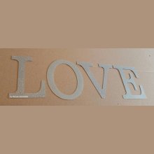 Zinc decorative letter LOVE 20 cm