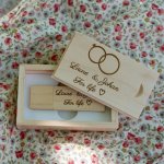 32GB Usb Key in a maple box to personalize