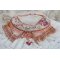 Eternal Rose Necklace embroidered with semi-precious stones and full of various quality beads