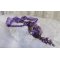 Chinese Purple Stone Pendant Necklace embroidered with Sugilite stones